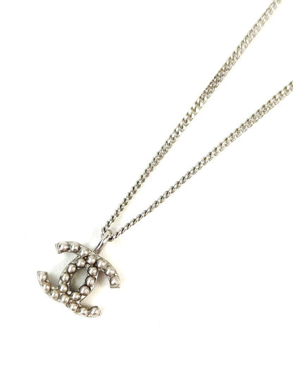 CHANEL シャネル ココマーク ネックレス コメ有 シルバー 管理番号：11304