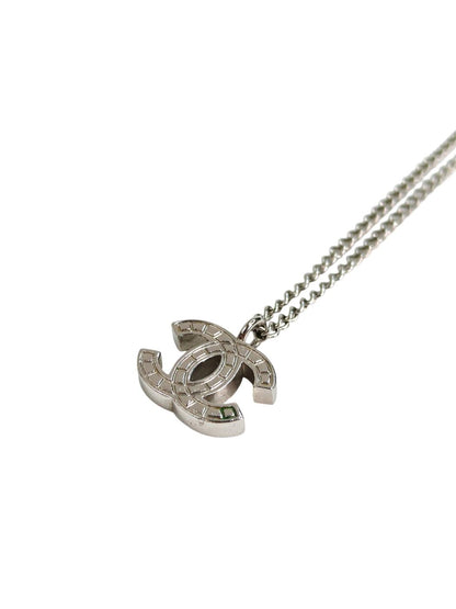 CHANEL シャネル ココマーク ネックレス シルバー 管理番号：11328