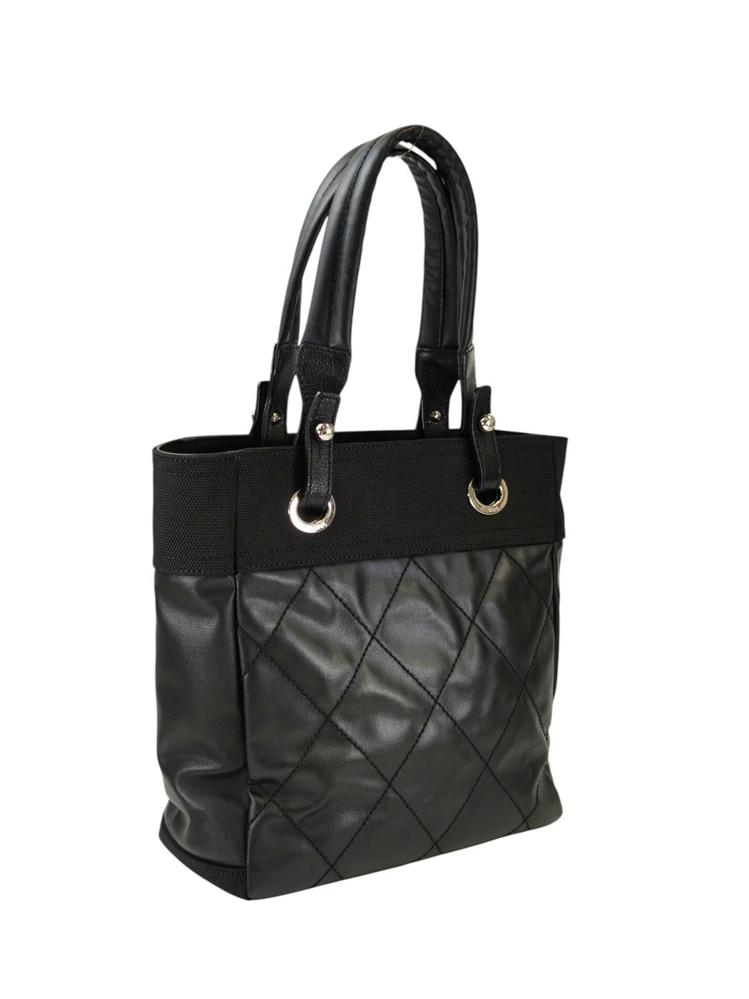 CHANEL シャネル パリビアリッツ トートPM トートバッグ ブラック 管理番号：11330