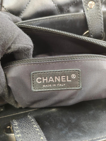 CHANEL シャネル パリビアリッツ トートPM トートバッグ ブラック 管理番号：11330