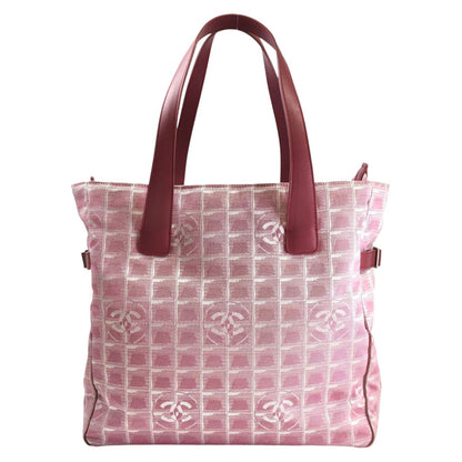 CHANEL シャネル ニュートラベルライン トートGM トートバッグ ピンク 管理番号：11331