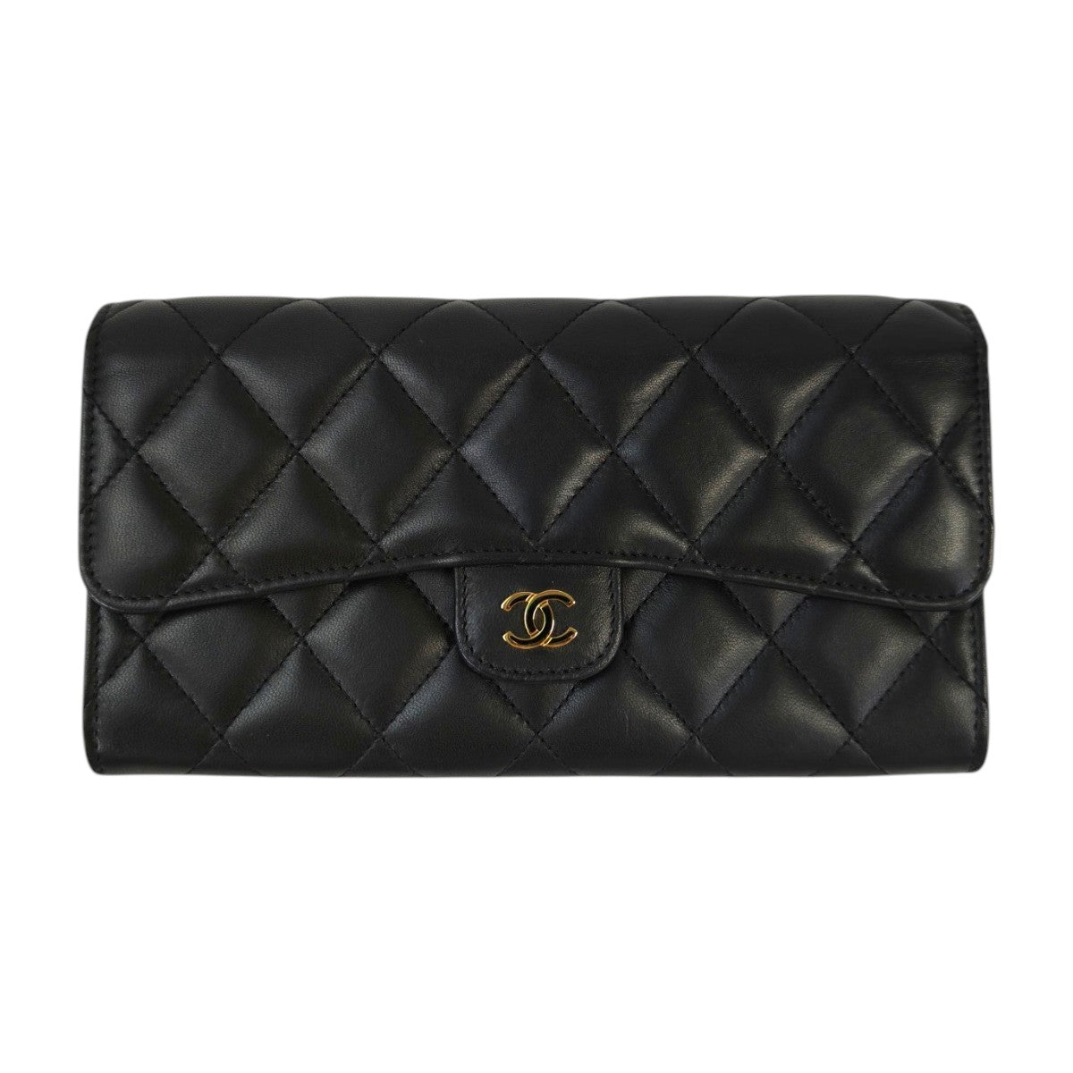 CHANEL シャネル マトラッセ 長財布 ブラック 管理番号：11336
