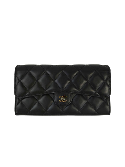 CHANEL シャネル マトラッセ 長財布 ブラック 管理番号：11336