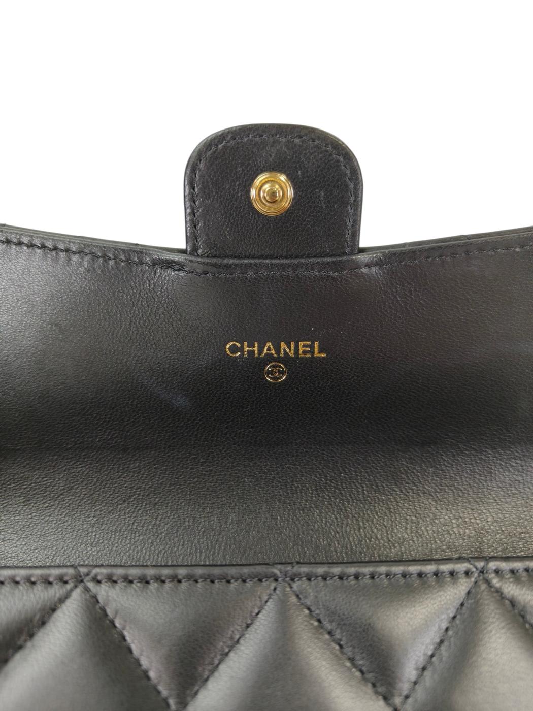 CHANEL シャネル マトラッセ 長財布 ブラック 管理番号：11336