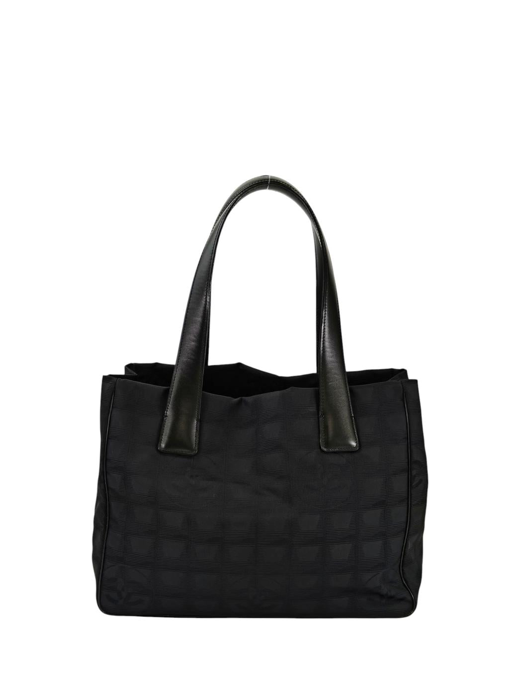 CHANEL シャネル ニュートラベルライン トートPM トートバッグ ブラック 管理番号：11348
