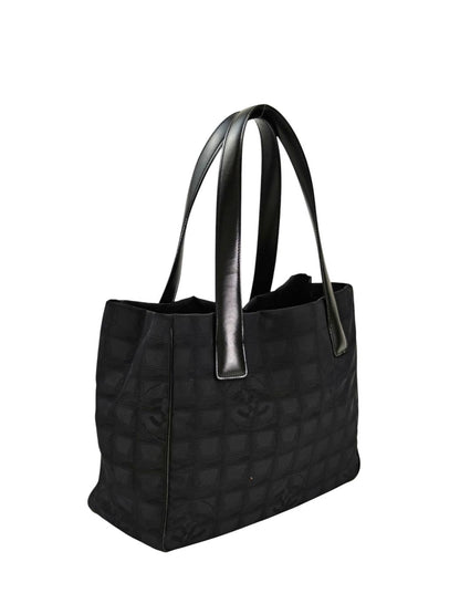 CHANEL シャネル ニュートラベルライン トートPM トートバッグ ブラック 管理番号：11348