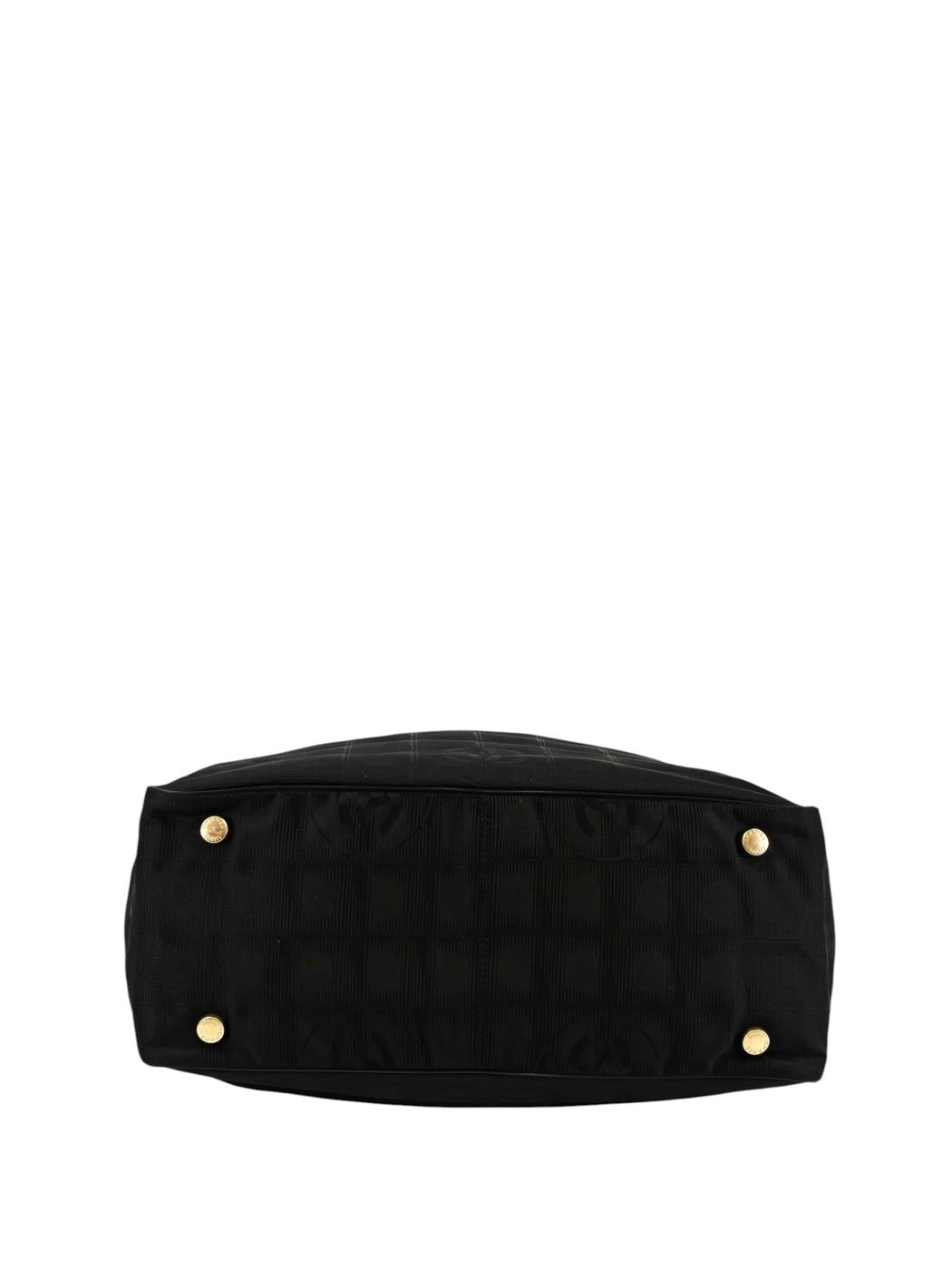 CHANEL シャネル ニュートラベルライン トートPM トートバッグ ブラック 管理番号：11348