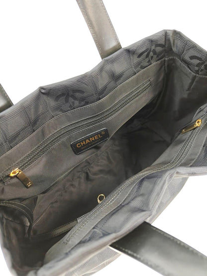 CHANEL シャネル ニュートラベルライン トートPM トートバッグ ブラック 管理番号：11348