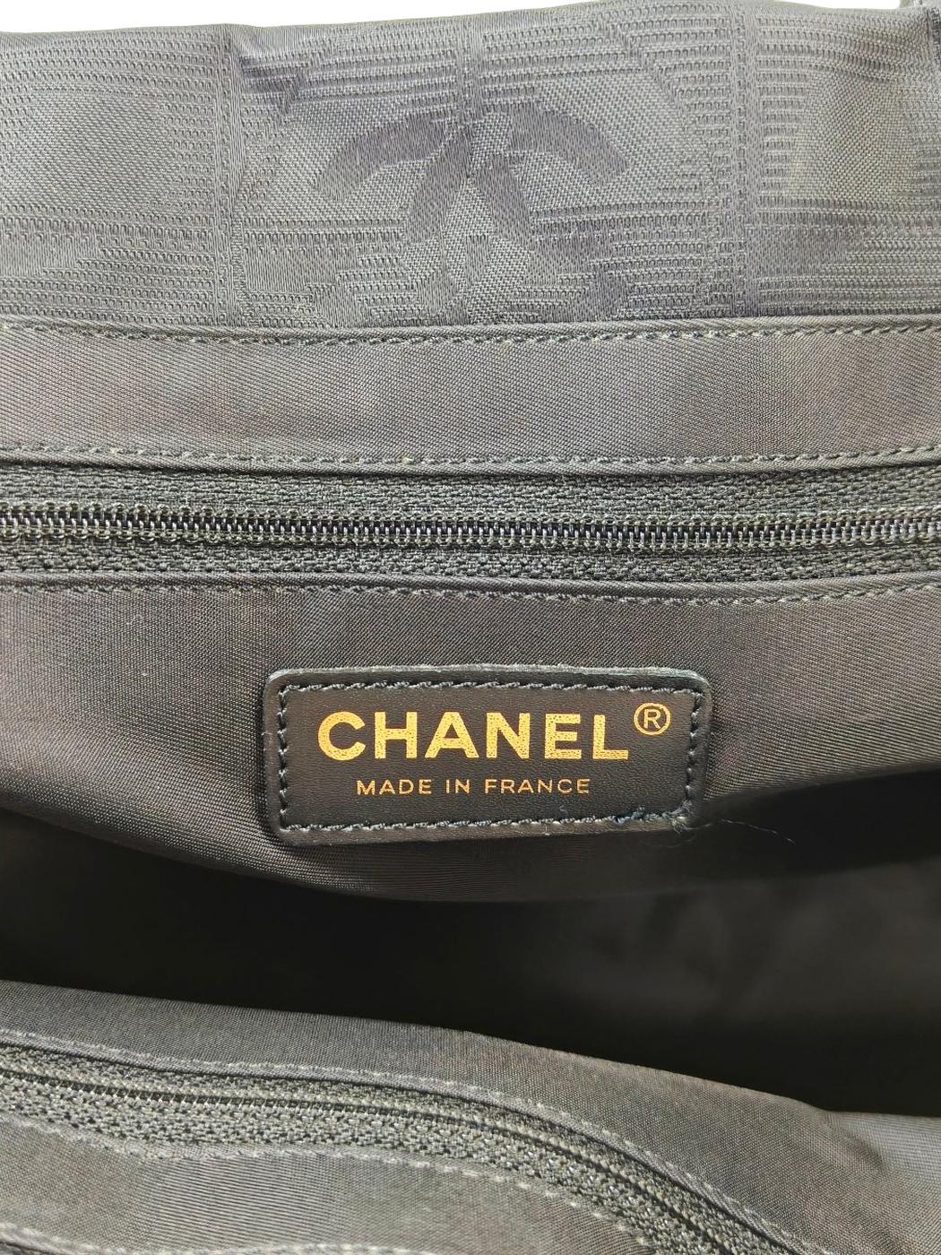 CHANEL シャネル ニュートラベルライン トートPM トートバッグ ブラック 管理番号：11348