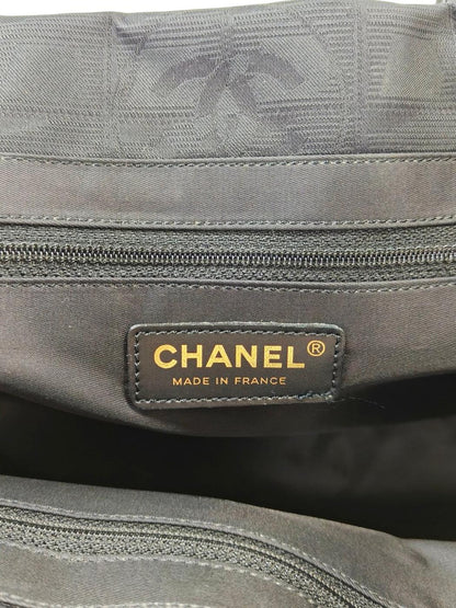 CHANEL シャネル ニュートラベルライン トートPM トートバッグ ブラック 管理番号：11348