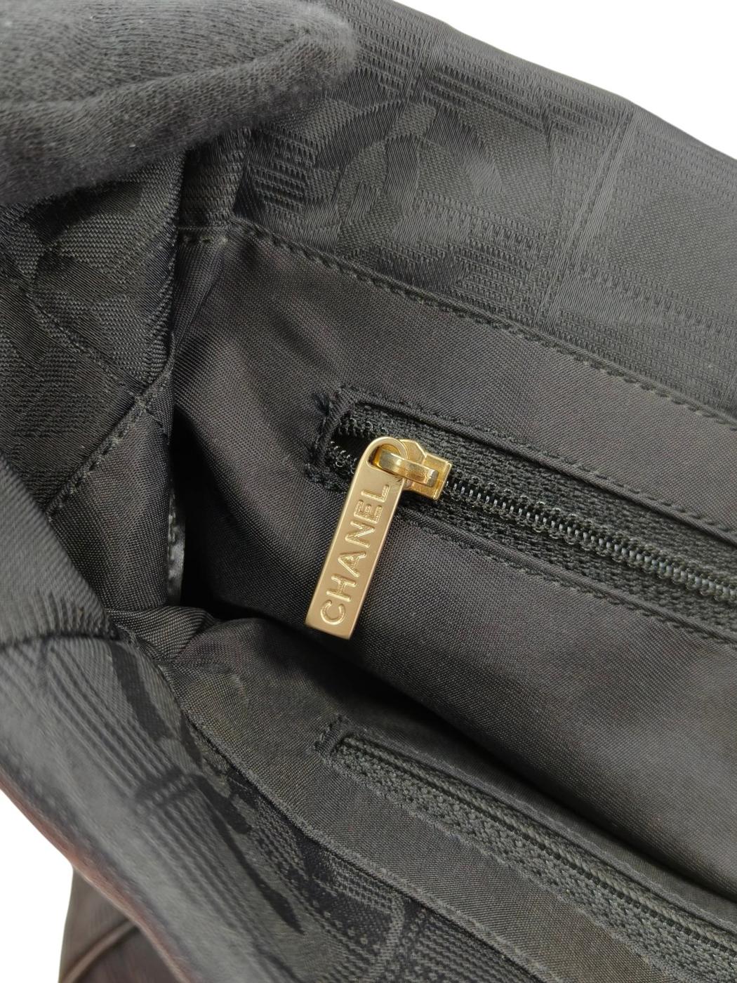 CHANEL シャネル ニュートラベルライン トートPM トートバッグ ブラック 管理番号：11348