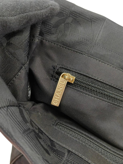 CHANEL シャネル ニュートラベルライン トートPM トートバッグ ブラック 管理番号：11348