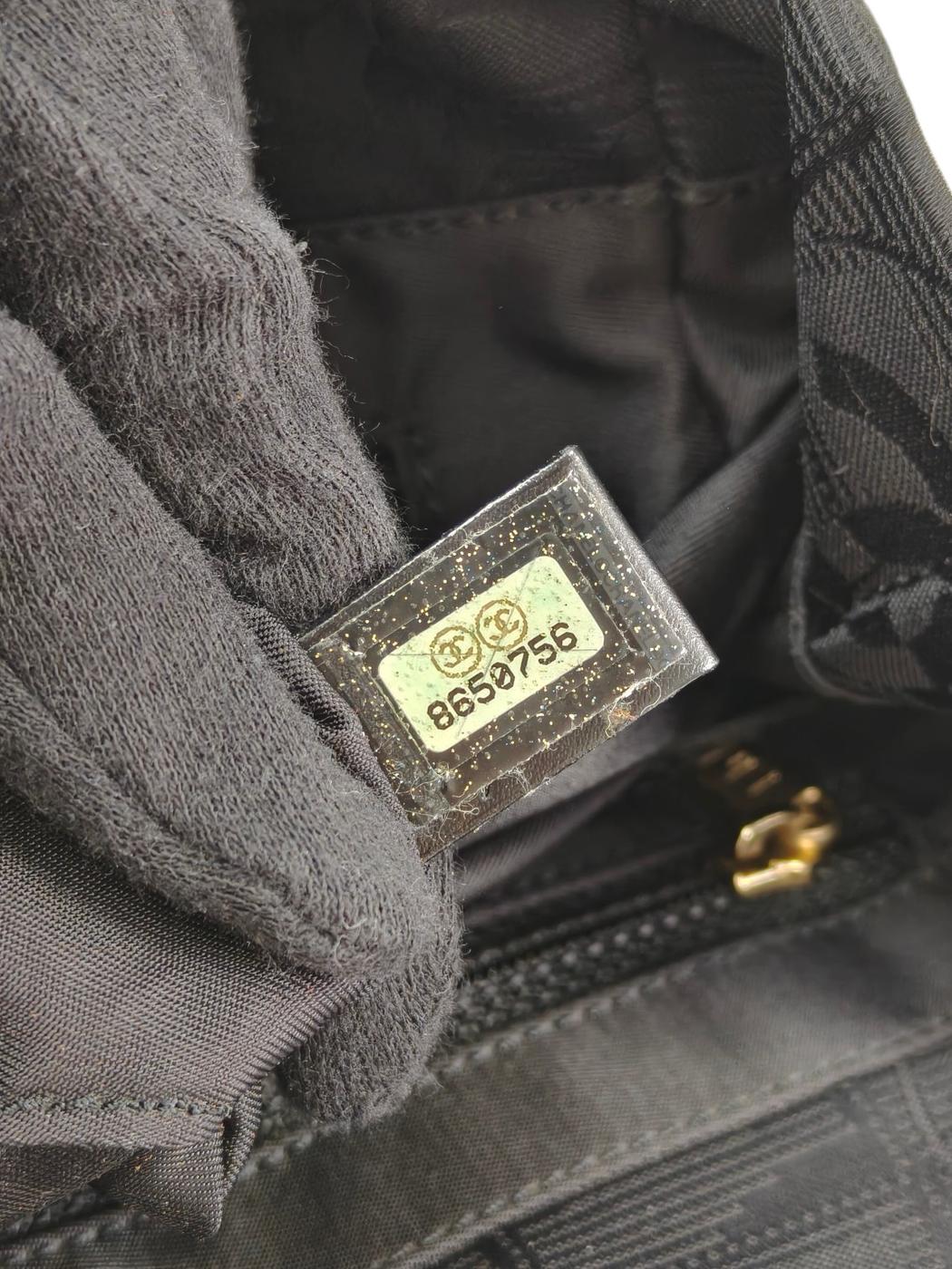 CHANEL シャネル ニュートラベルライン トートPM トートバッグ ブラック 管理番号：11348