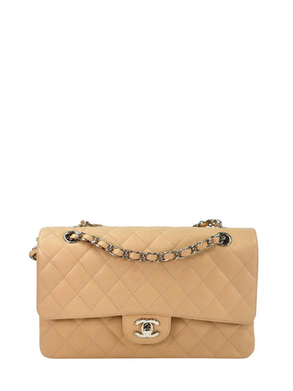 CHANEL シャネル マトラッセ25 チェーンショルダー ベージュ 管理番号：11365