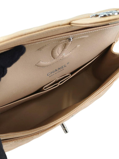 CHANEL シャネル マトラッセ25 チェーンショルダー ベージュ 管理番号：11365