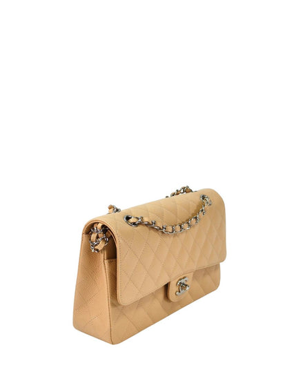 CHANEL シャネル マトラッセ25 チェーンショルダー ベージュ 管理番号：11365