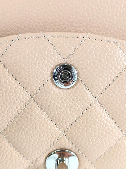 CHANEL シャネル マトラッセ25 チェーンショルダー ベージュ 管理番号：11365
