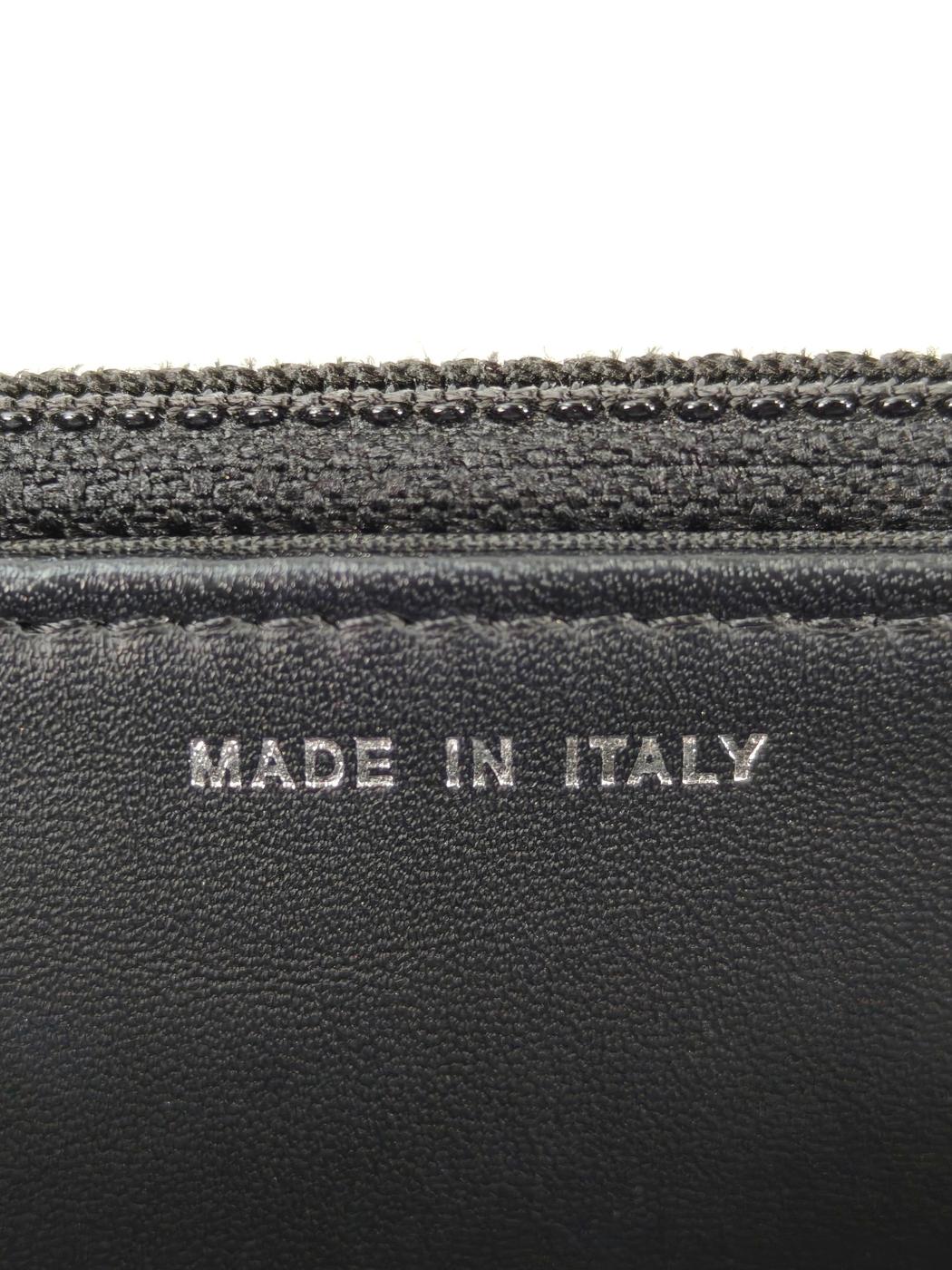 CHANEL シャネル キャビアスキン チェーン ウォレット 黒×銀 管理番号：11366