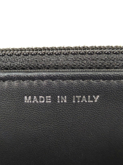 CHANEL シャネル キャビアスキン チェーン ウォレット 黒×銀 管理番号：11366