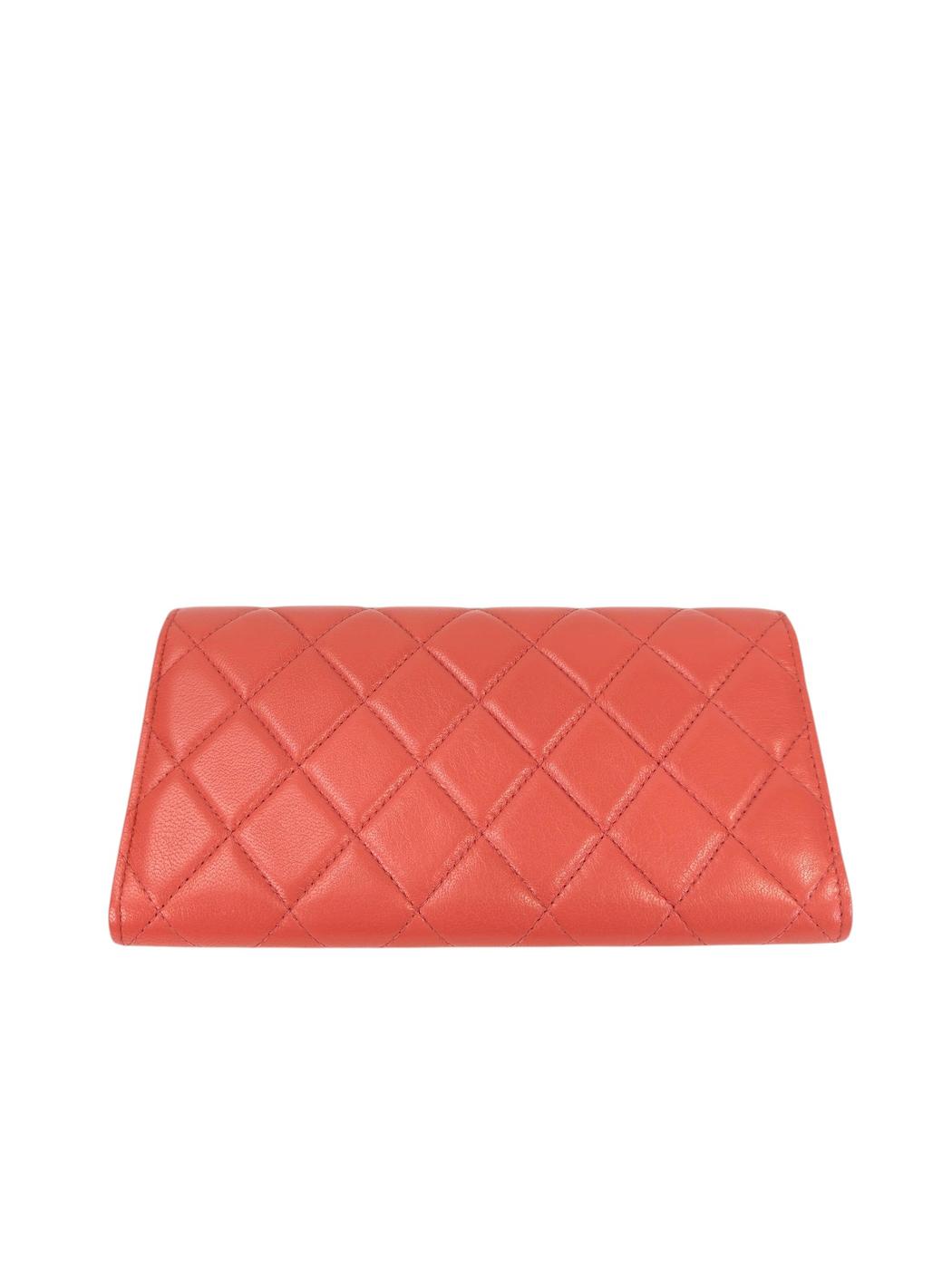 CHANEL シャネル マトラッセ 長財布 ラムスキン ピンク 管理番号：11370