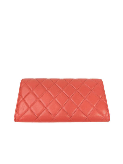 CHANEL シャネル マトラッセ 長財布 ラムスキン ピンク 管理番号：11370
