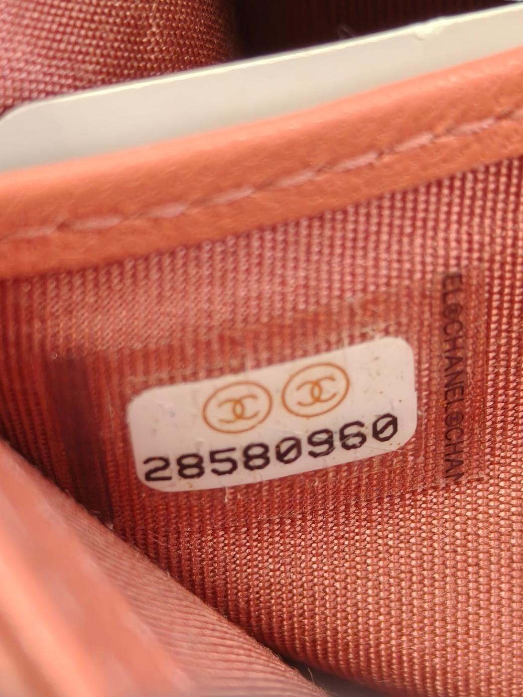 CHANEL シャネル マトラッセ 長財布 ラムスキン ピンク 管理番号：11370
