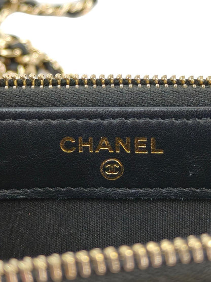 CHANEL シャネル ボーイシャネル チェーンウォレット ブラック 管理番号：11373