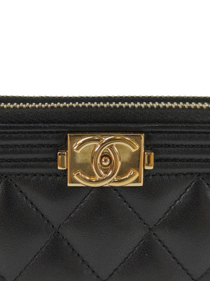 CHANEL シャネル ボーイシャネル チェーンウォレット ブラック 管理番号：11373