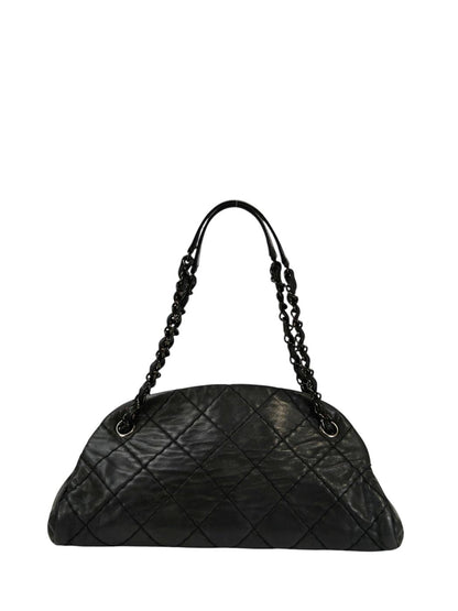 CHANEL マドモアゼル ボーリング ショルダーバッグ ブラック 管理番号：11374