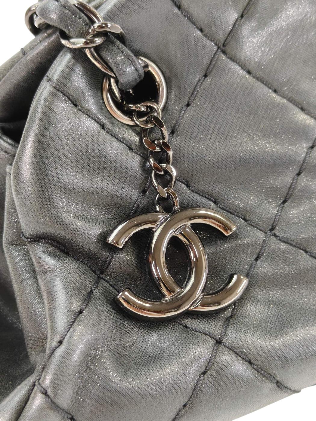 CHANEL マドモアゼル ボーリング ショルダーバッグ ブラック 管理番号：11374