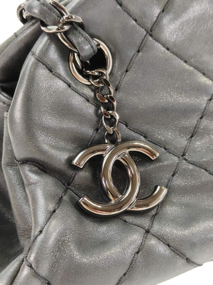 CHANEL マドモアゼル ボーリング ショルダーバッグ ブラック 管理番号：11374