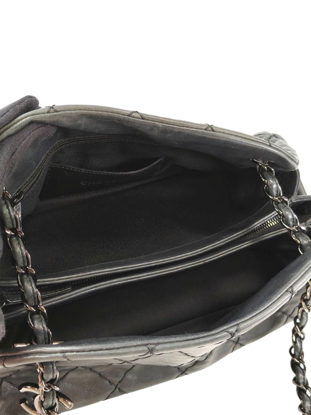 CHANEL マドモアゼル ボーリング ショルダーバッグ ブラック 管理番号：11374