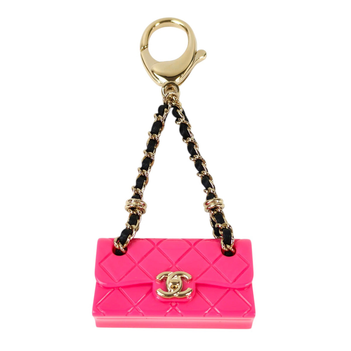 CHANEL シャネル マトラッセチェーン チャーム B23C ピンク  管理番号：11379