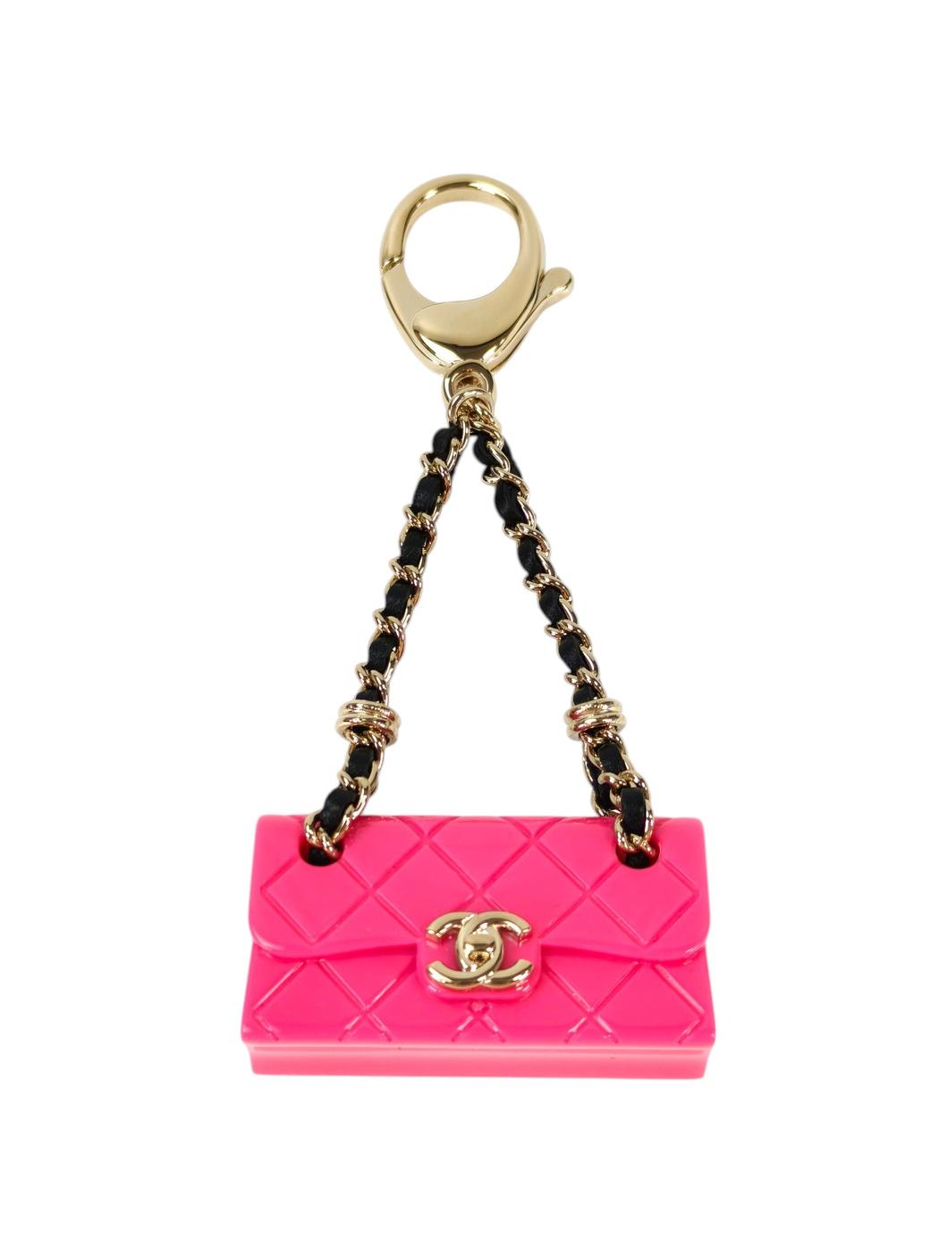CHANEL シャネル マトラッセチェーン チャーム B23C ピンク  管理番号：11379