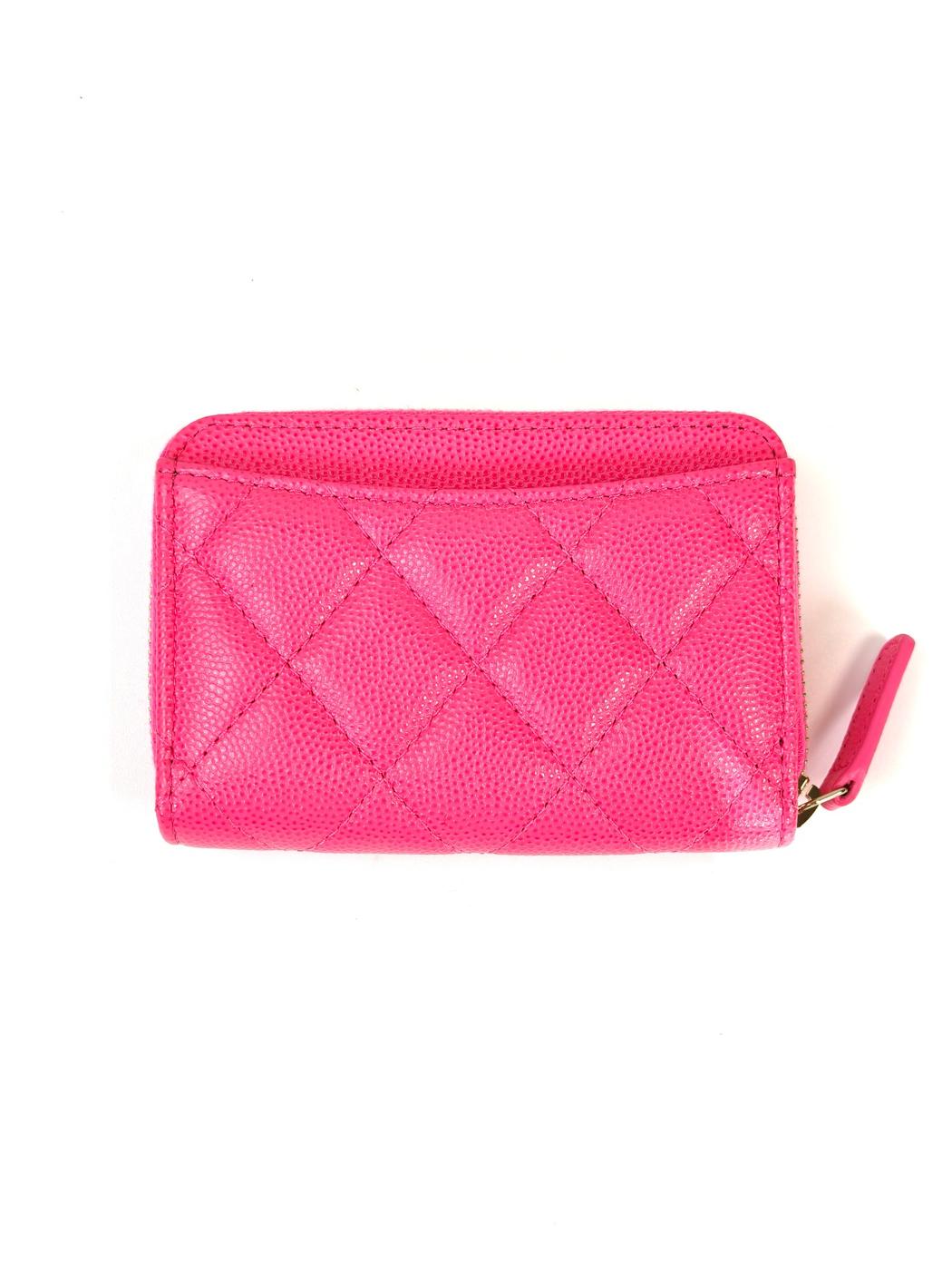 CHANEL シャネル マトラッセ カードケース コインケース 財布 ピンク 管理番号：11387