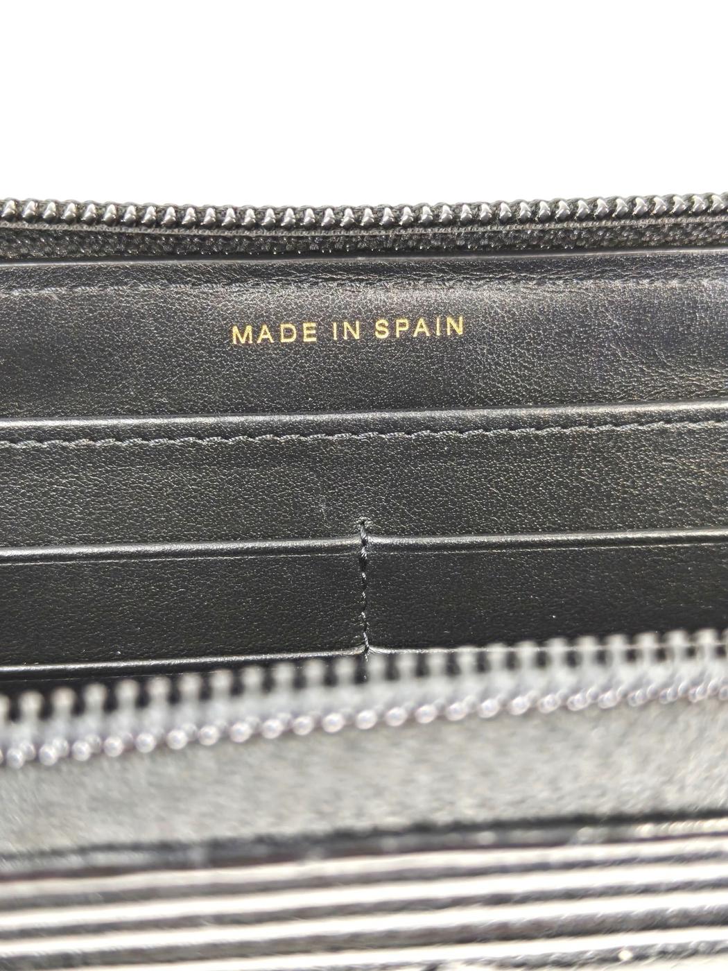 CHANEL シャネル ボーイシャネル ラウンドファスナー 長財布 ブラック 管理番号：11403