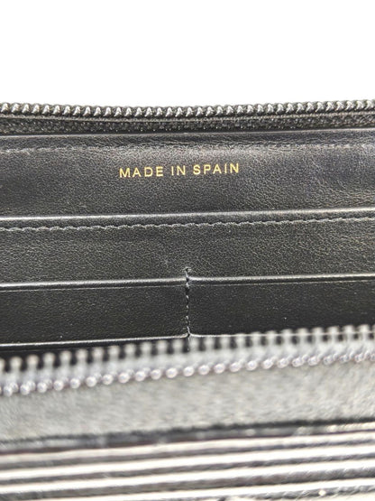 CHANEL シャネル ボーイシャネル ラウンドファスナー 長財布 ブラック 管理番号：11403