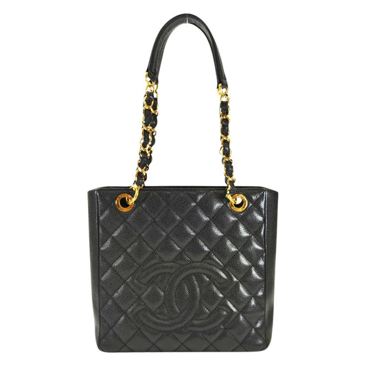 CHANEL シャネル PST チェーン トートバッグ ブラック 管理番号：11408
