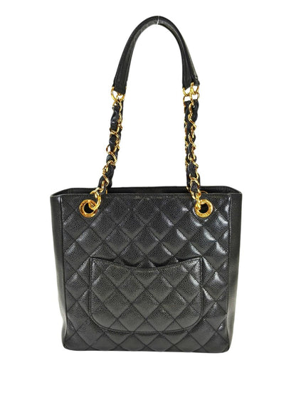 CHANEL シャネル PST チェーン トートバッグ ブラック 管理番号：11408