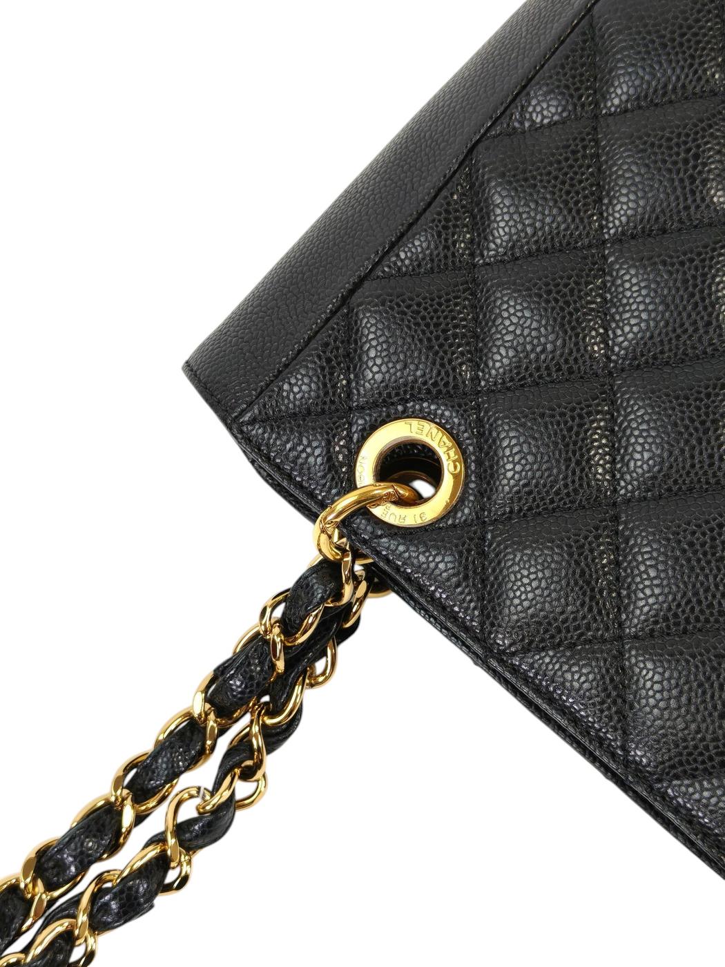 CHANEL シャネル PST チェーン トートバッグ ブラック 管理番号：11408