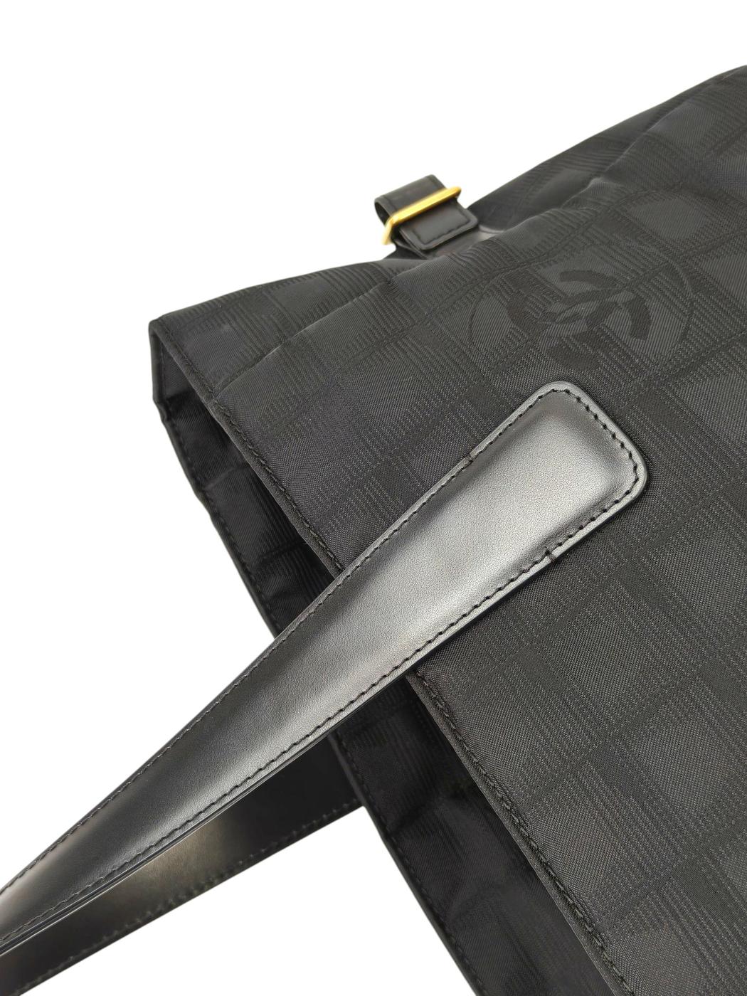 CHANEL シャネル ニュートラベルライン トートバッグ MM ブラック 管理番号：11409