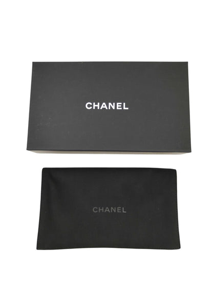 CHANEL シャネル マトラッセ ラウンドファスナー 長財布 ゴールド金具 ホワイト  管理番号：11415