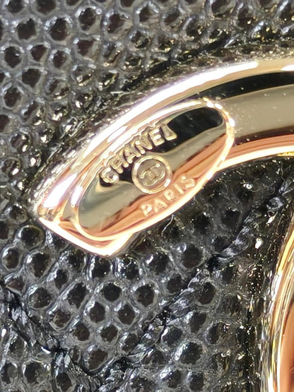 CHANEL ココハンドル 29S キャビアスキン ゴールド金具 黒 トップハンドル フラップ バッグ 管理番号：11439