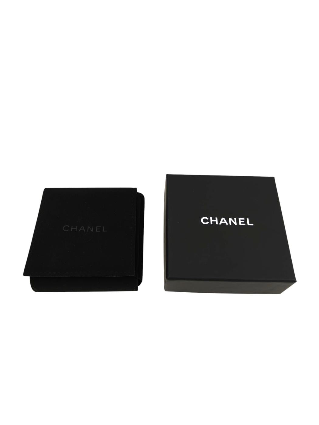 CHANEL シャネル ココマーク ハートラインストーン フェイクパール コメ有 ピアス シルバー 管理番号：11479