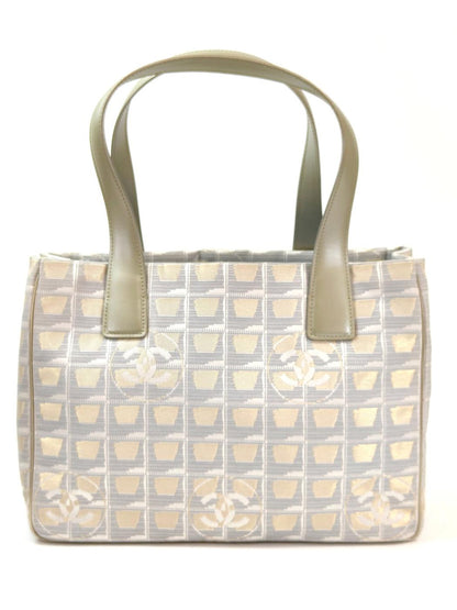 CHANEL シャネル ニュートラベルライン トートバッグ グレー 管理番号：11484