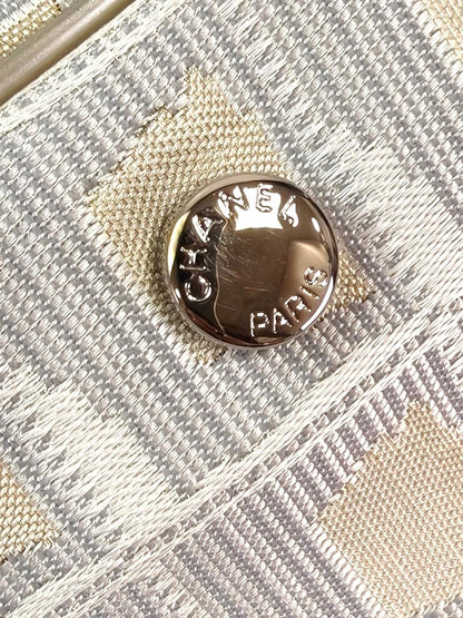 CHANEL シャネル ニュートラベルライン トートバッグ グレー 管理番号：11484