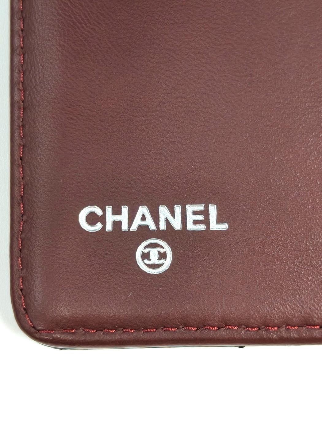 CHANEL シャネル マトラッセ 二つ折り長財布 ブラック 管理番号：11491