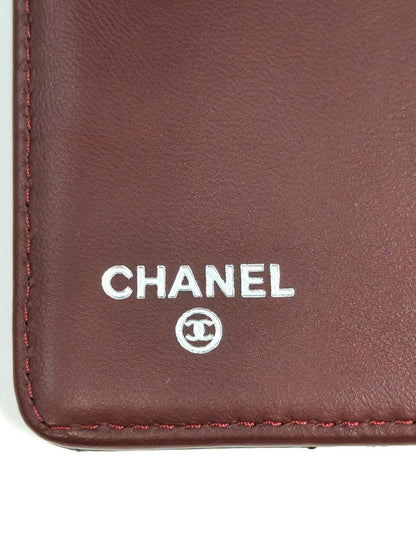 CHANEL シャネル マトラッセ 二つ折り長財布 ブラック 管理番号：11491