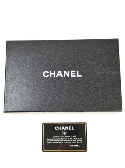 CHANEL シャネル マトラッセ 二つ折り長財布 ブラック 管理番号：11491