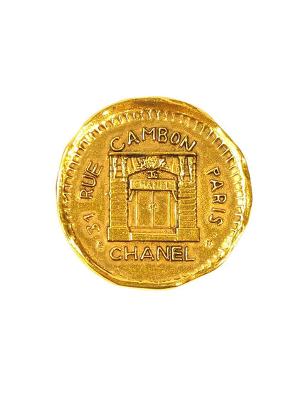 Chanel 31 Rue Cambon Brooch Gold Plated Women's CHANEL With comments Product number: 11519